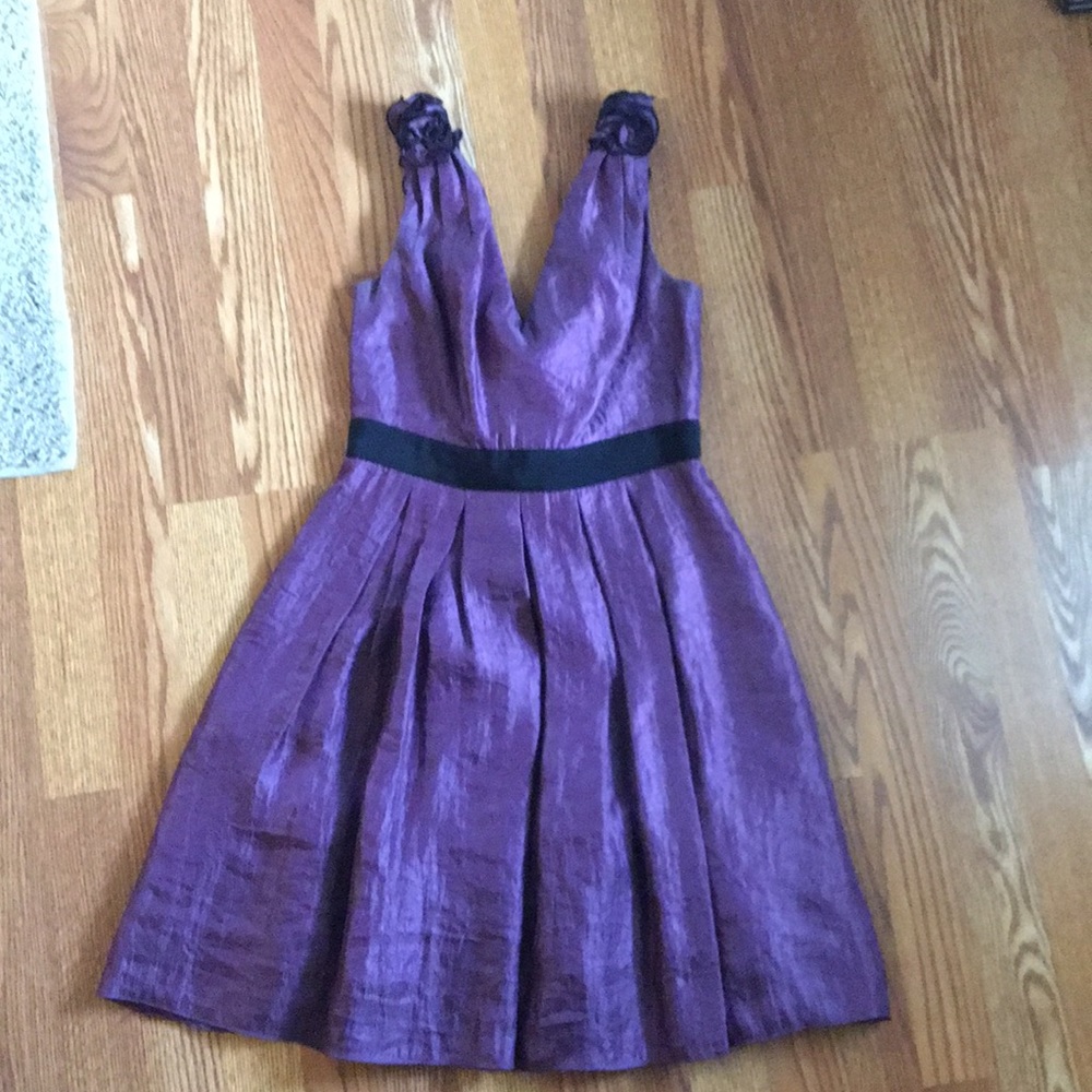 Beautiful dress with back rose accents